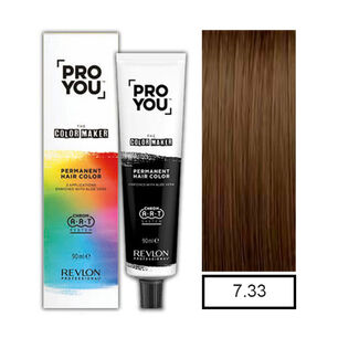 Pro You Color Maker Tintura Permanente Rubio Med. Dorado Inten. 7.33 90ml +oxidante