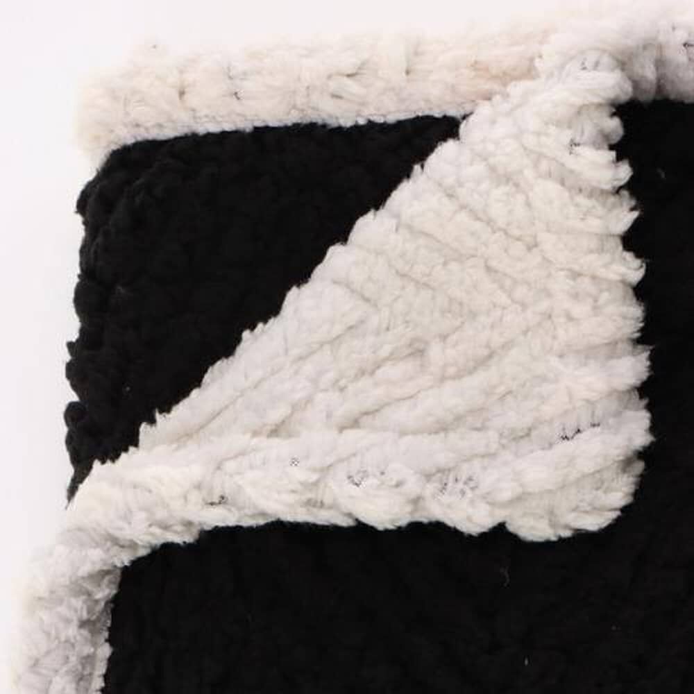 Frazada Andes Chiporro Espiga Negro 1.5 Plaza image number 4.0