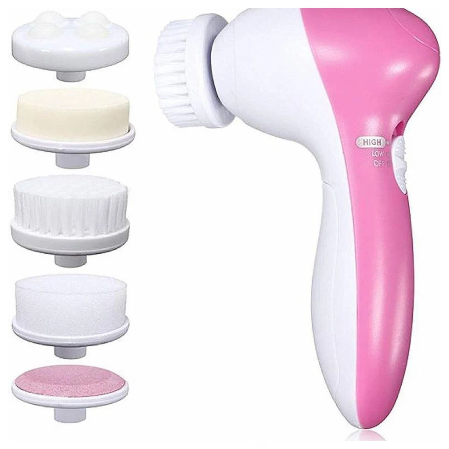 Mini Masajeador Facial 9cm Rosa Cuidado Piel Belleza image number 0.0