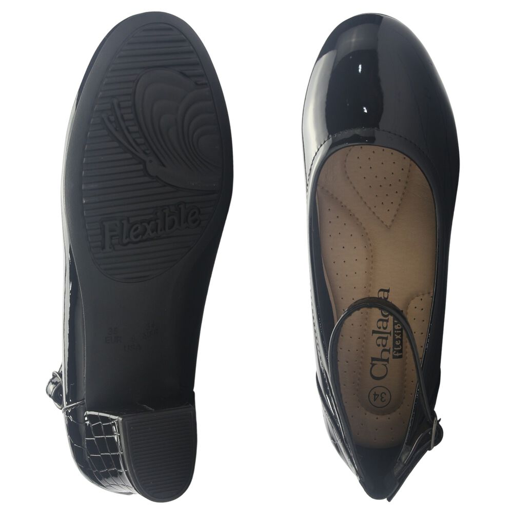 Zapato Chalada Mujer Flexi-27 Negro Casual image number 6.0