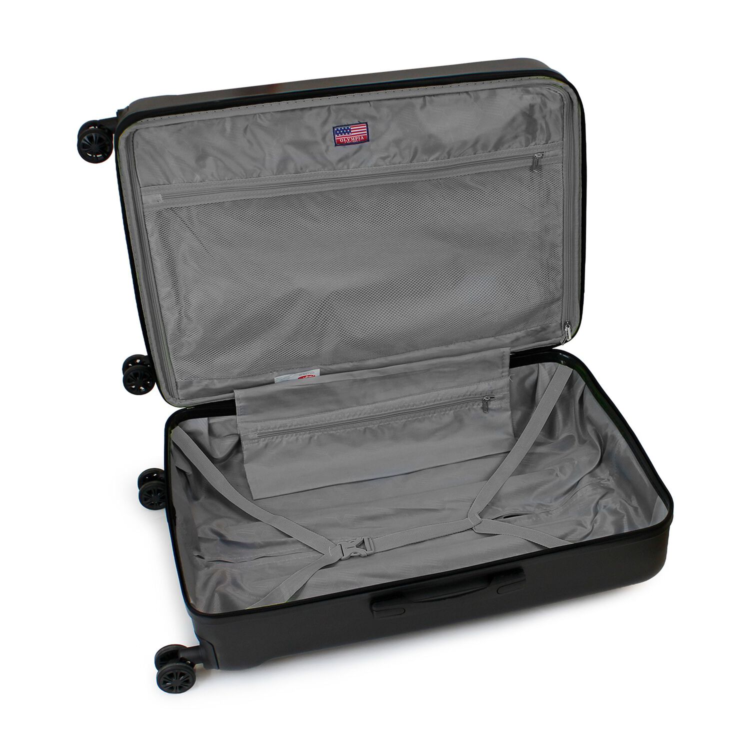 Pack 2 Maletas S+l Olympia 10y23kg Negra-roja image number 1.0