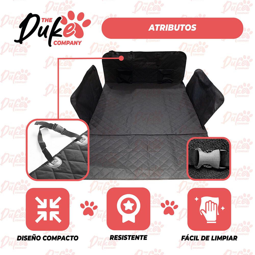Funda Cobertor Maletero Auto Para Mascotas Duke Asiento image number 3.0