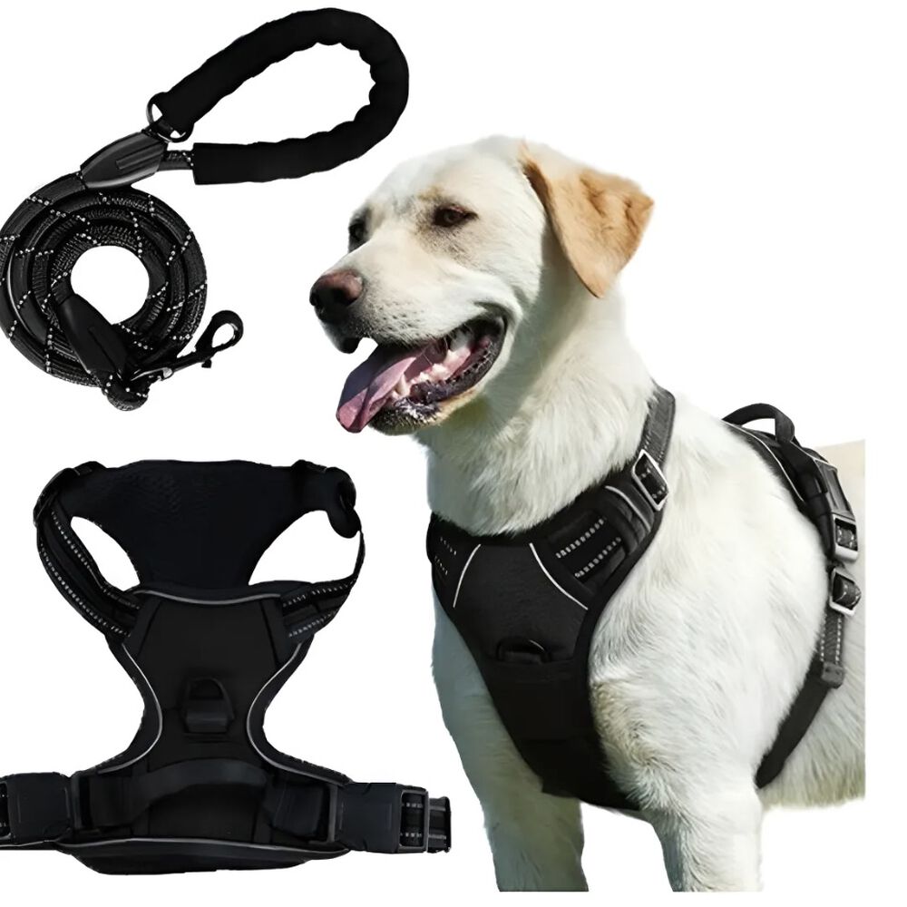Arnés Perro Ajustable Reflectantes Con Correas M image number 0.0