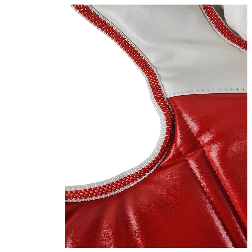 Protector Pecho Artes Marciales Entrenamiento Bicolor Azul Rojo image number 6.0
