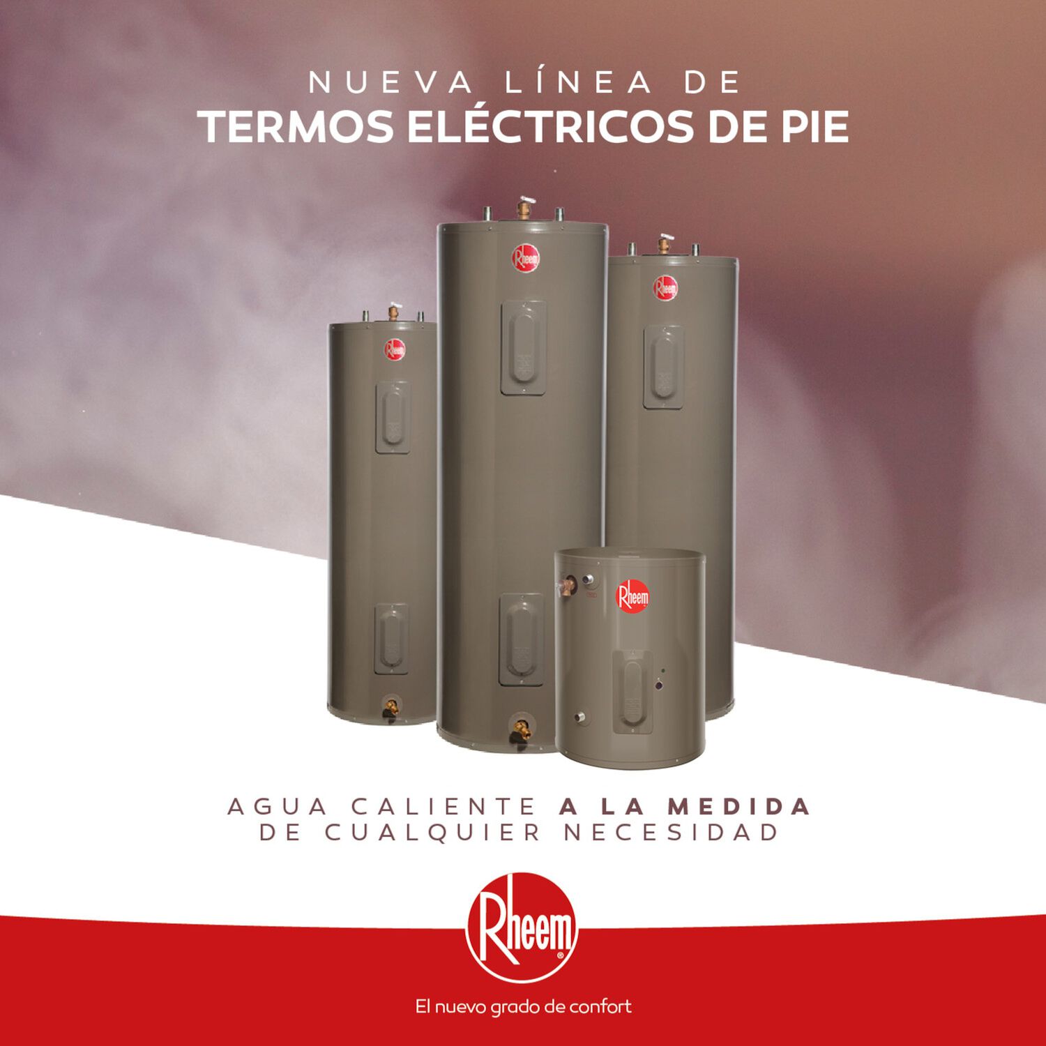 Termo El&eacute;ctrico De Piso 57 Litros Rheem image number 2.0