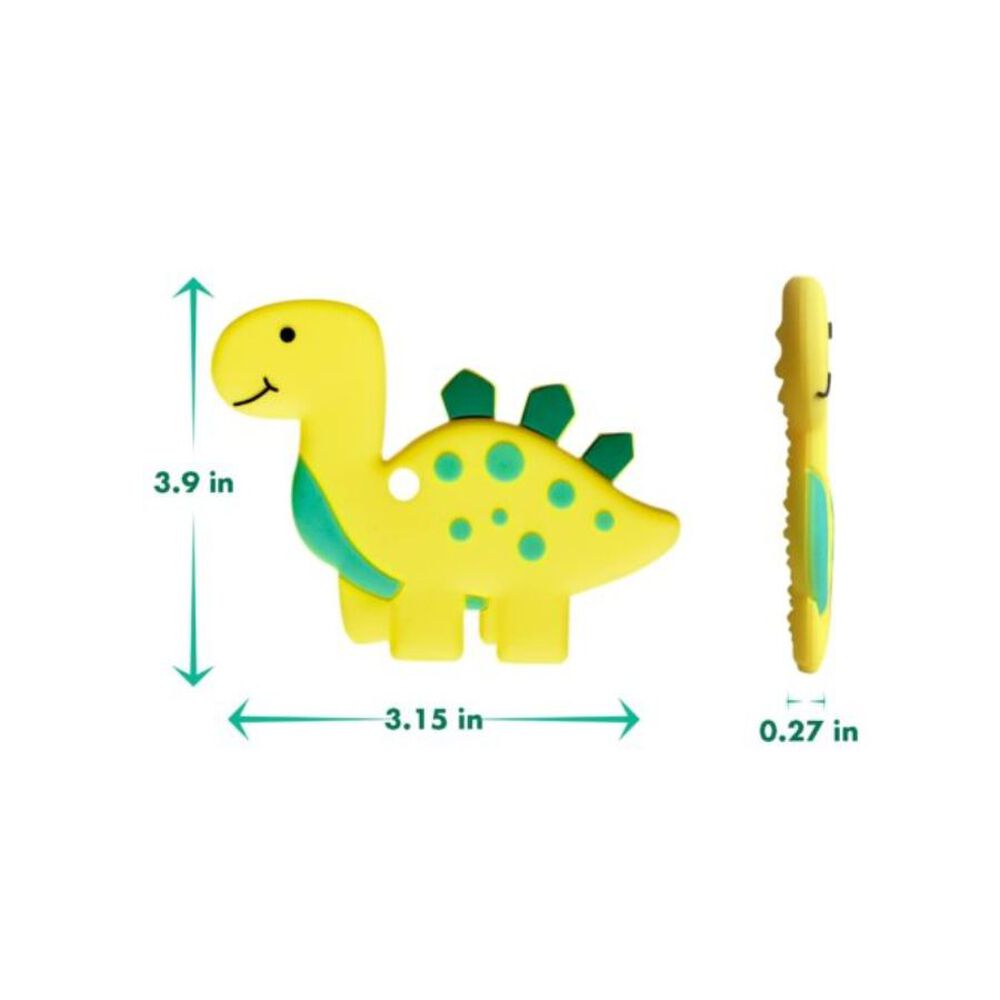 Mordedor De Dinosaurio Rasca Encías De Silicona image number 1.0