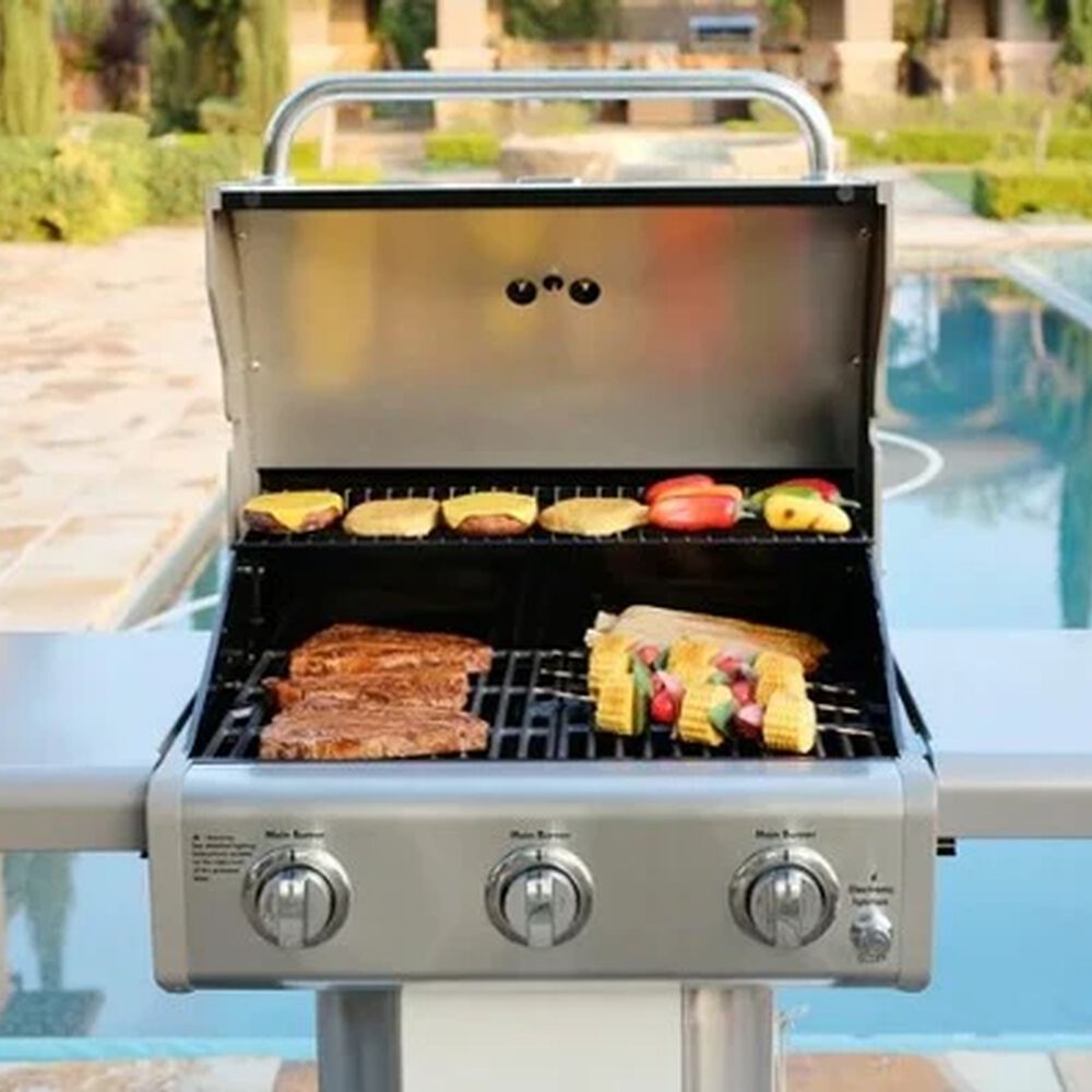 Parrilla A Gas 3 Quemadores - Color Blanco image number 2.0