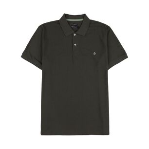 Polera B&aacute;sica Lisa Regular Manga Corta Cuello Piqu&eacute; Hombre Herald