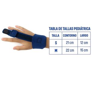 Ferula Inmovilizador Dedo Indice Medio Anular Pediatrico S