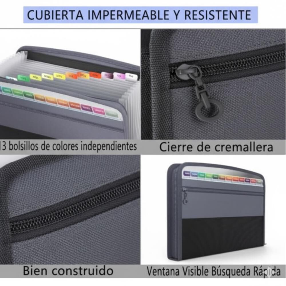 Carpetas De Archivos Tipo Cremallera – Pack De 13 image number 4.0