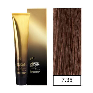 Ph - Tinte Permanente Sin Amoníaco 7.35 Caramelo + Oxidante