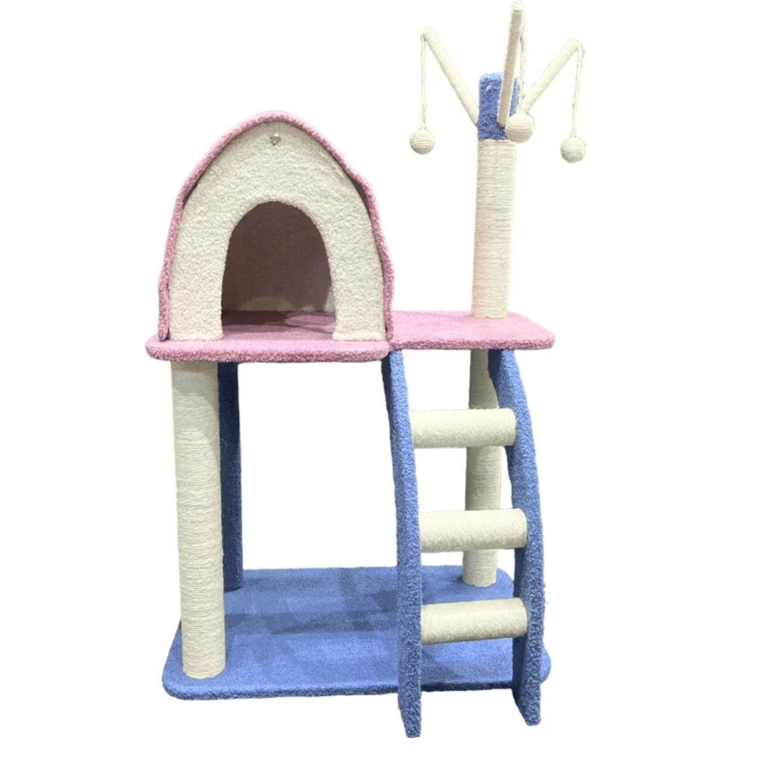 Rascador Interactivo Juguete Torre Para Gatos Escalera Cueva image number 1.0