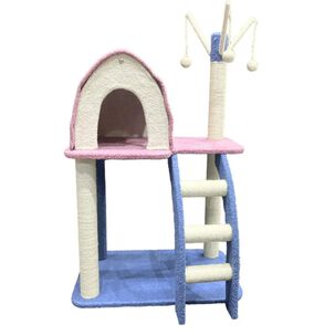 Rascador Interactivo Juguete Torre Para Gatos Escalera Cueva