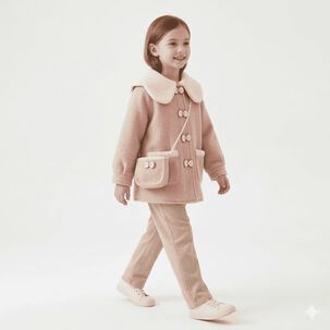 Abrigo Ni&ntilde;a Invierno Chaqueta Infantil Chiporro Elegante