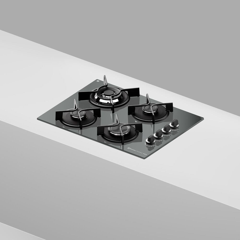 Encimera A Gas 4 Platos Home Pro Cocci&oacute;n Ke4hp Espejado image number 4.0