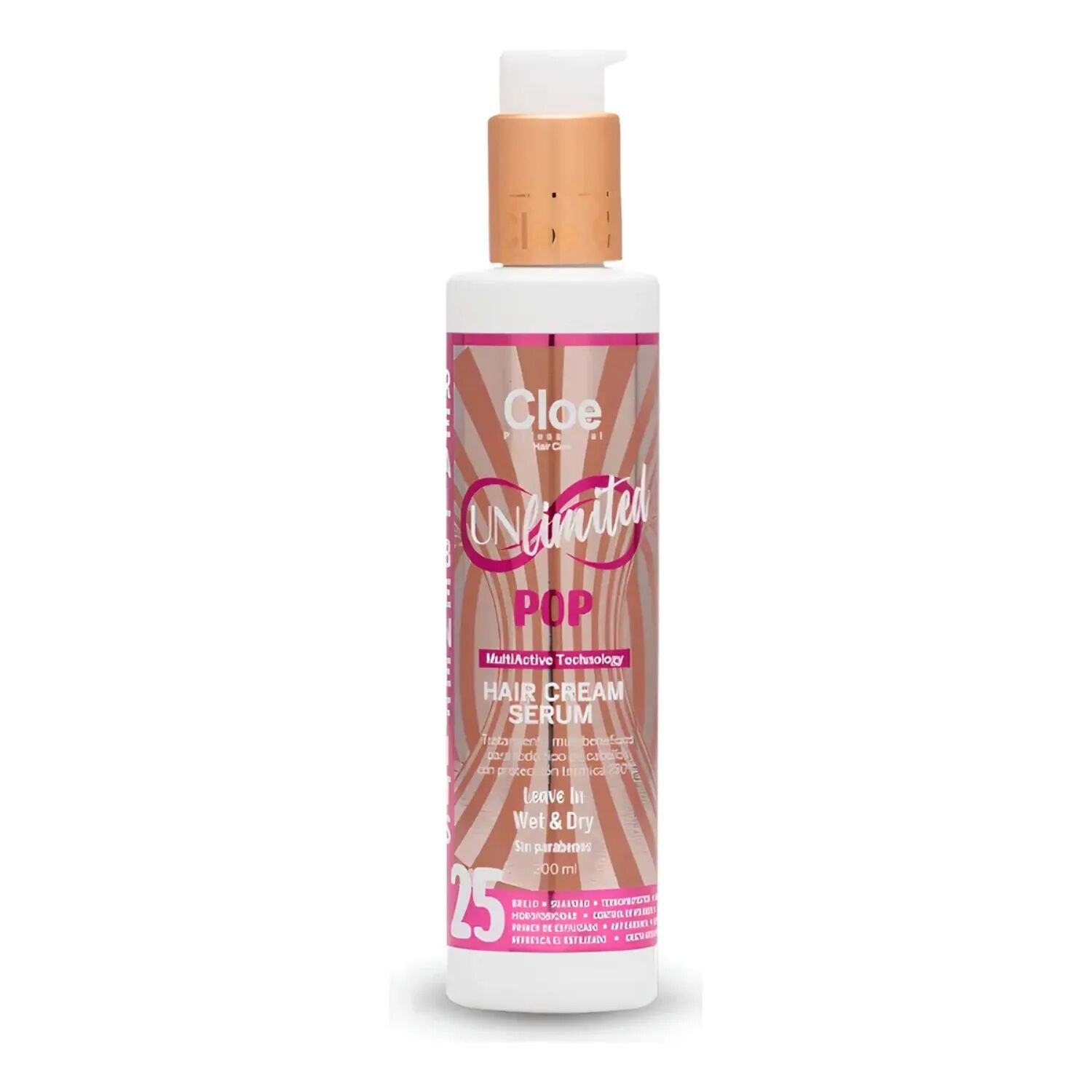 Serum Unlimited Pop Cloe 25 Beneficios Leave-in 200ml image number 0.0