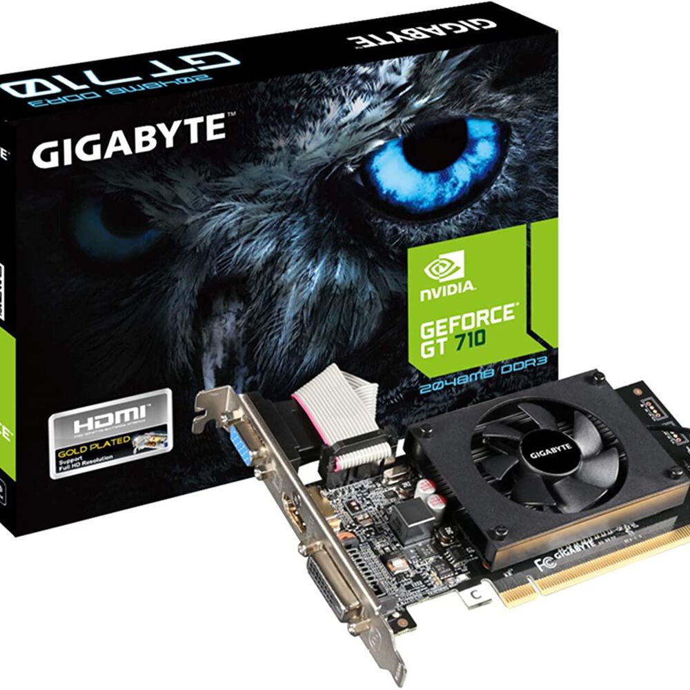 Tarjeta De Video Gigabyte Nvidia Geforce Gt 710 De 2gb Ddr3 image number 0.0