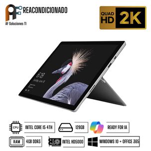 Notebook Microsoft Surface Pro 3 (i5 4th - 4gb - 128gbgb)(windows11 - Office365)reacondicionado