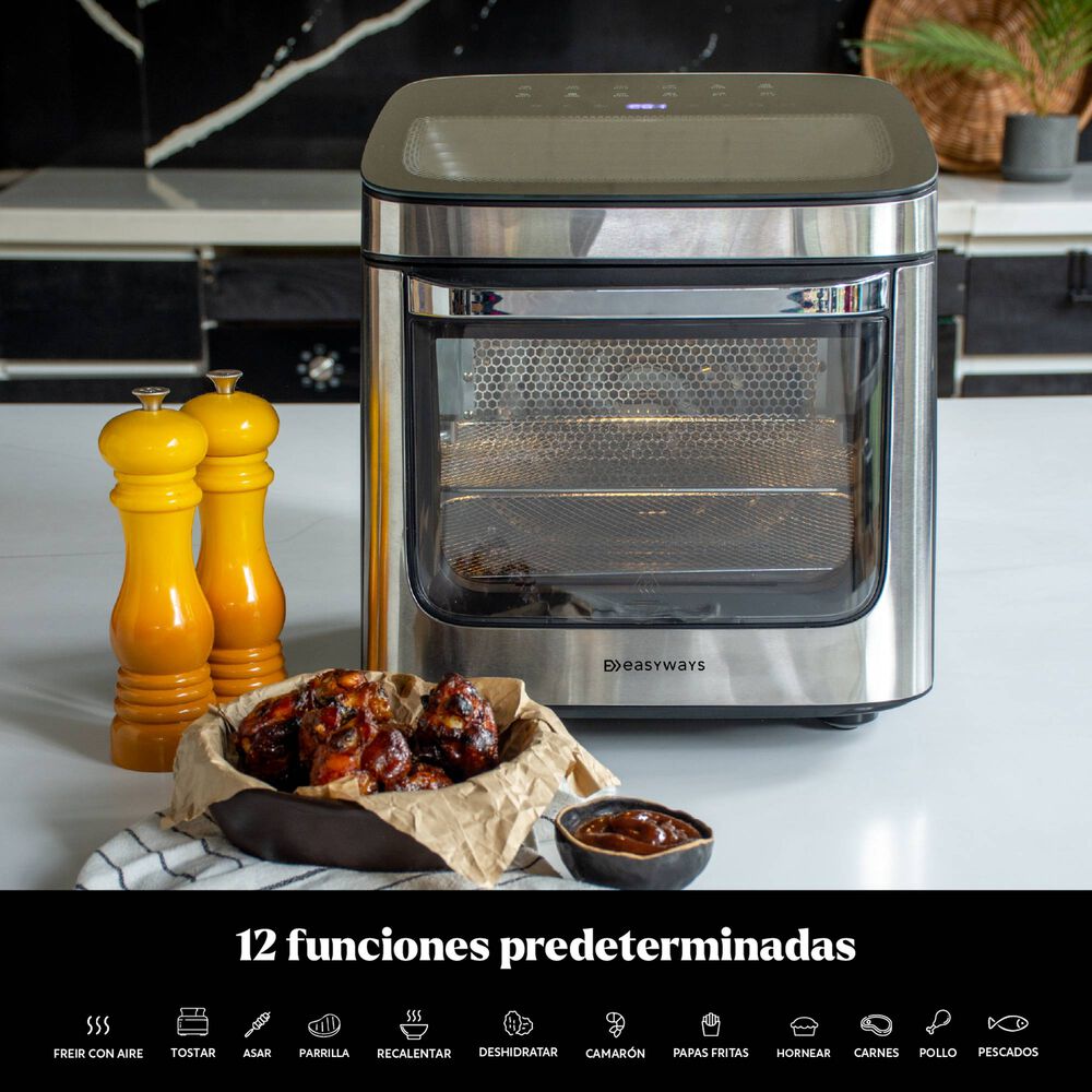 Freidora De Aire Horno Ventana Air Fryer Prime 12 L Easyways image number 5.0