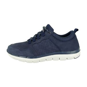 Zapato De Cuero Casual Munia Azul London Adixt