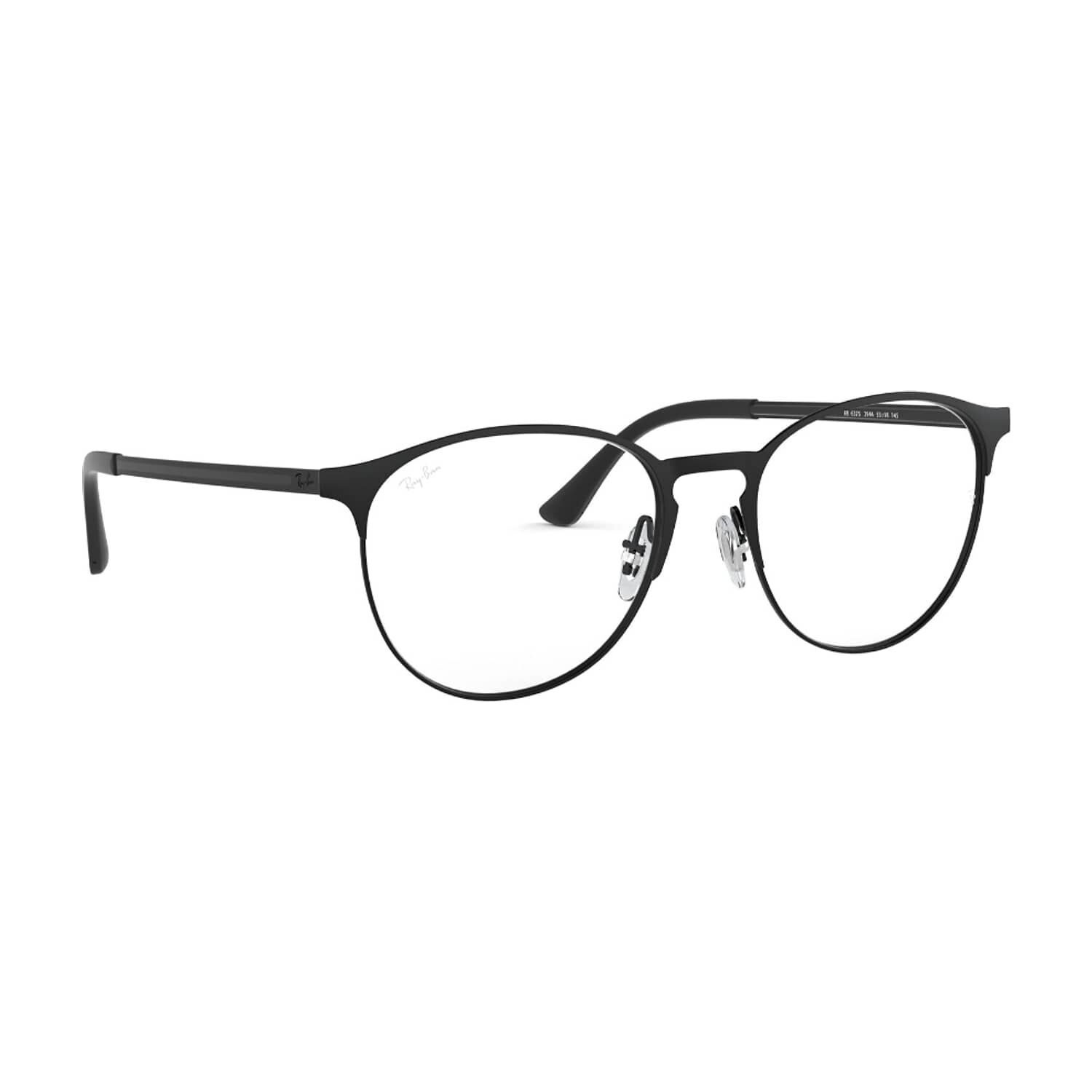 Lentes &Oacute;pticos Black On Matte Black Ray-ban Optical image number 11.0