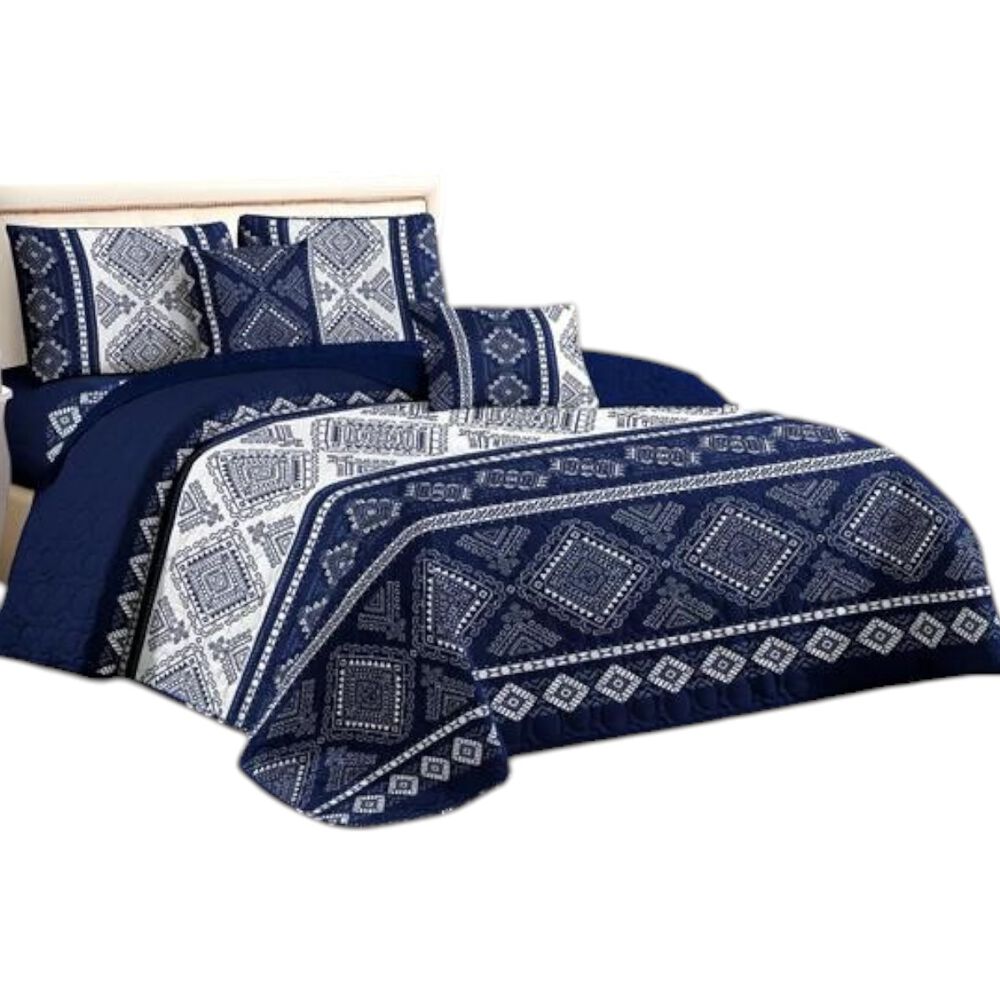 Juego De Sabanas + Cubrecama De 1.5 Plazas + 1 Funda De Almohada Cobertor Verano Qs-1 image number 0.0