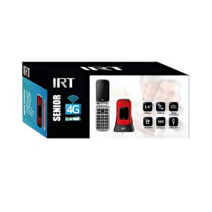 Tel&eacute;fono Irt Senior 4g S. O. S Para Adulto Mayor Almeja 330r