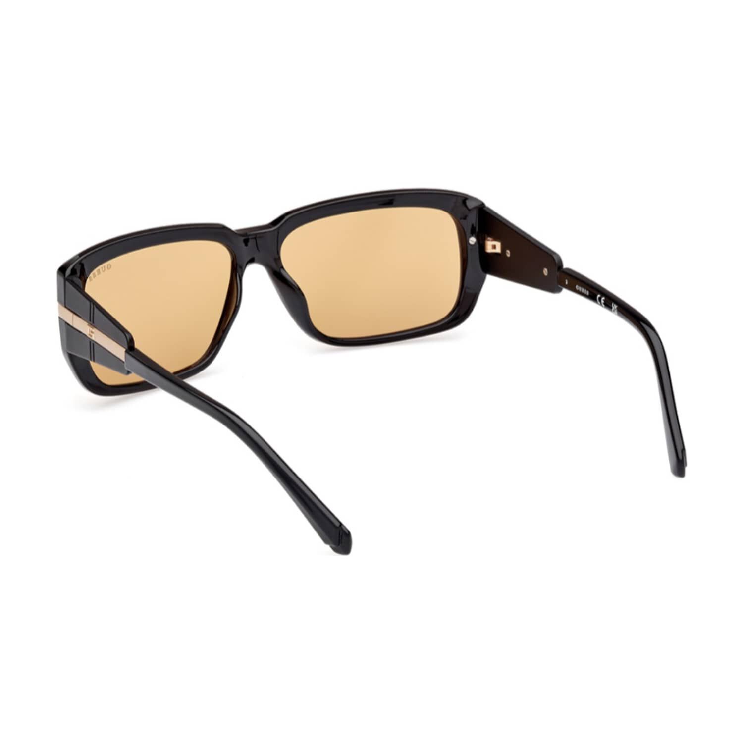 Lentes De Sol Negro Brillante Guess image number 3.0
