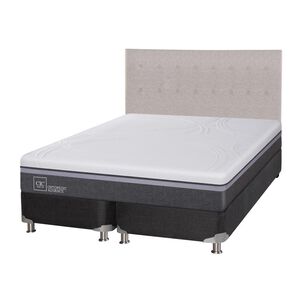 Box Spring Cic Ortopedic / King / Base Dividida + Respaldo