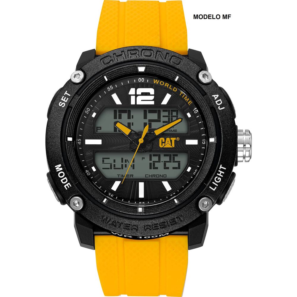 Correa Pulsera Cat Hombre Mf-27 Amarillo image number 2.0