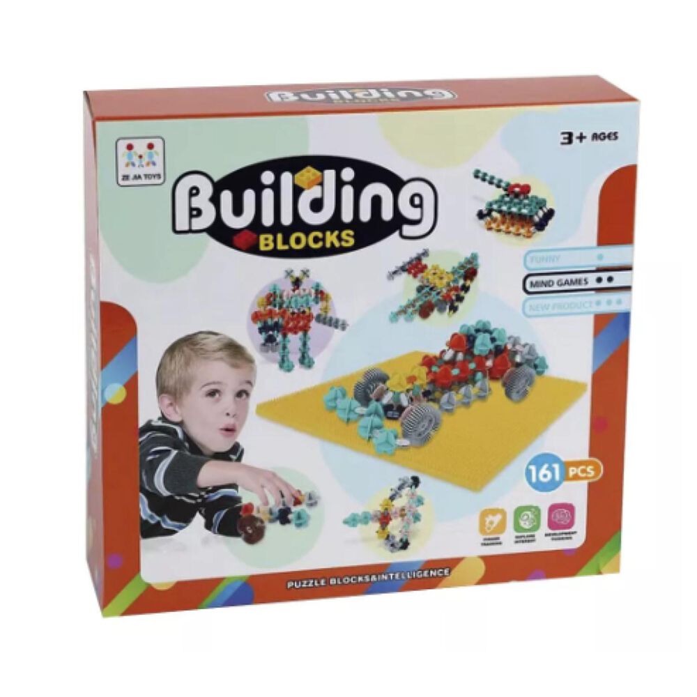 Juguete Bloques Armables 161 Piezas Infantil Interactivo image number 0.0