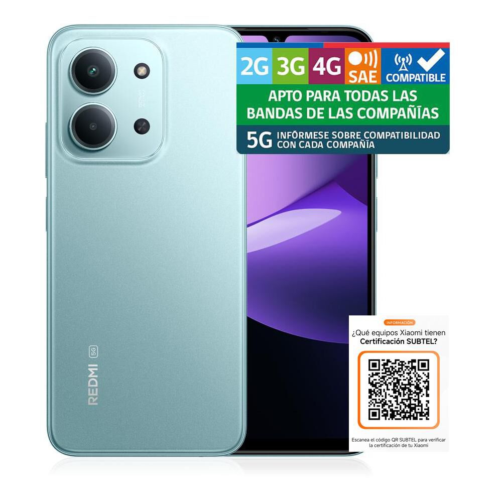 Smartphone Xiaomi Redmi 15C / 5G / 256 GB / Green / Liberado image number 12.0