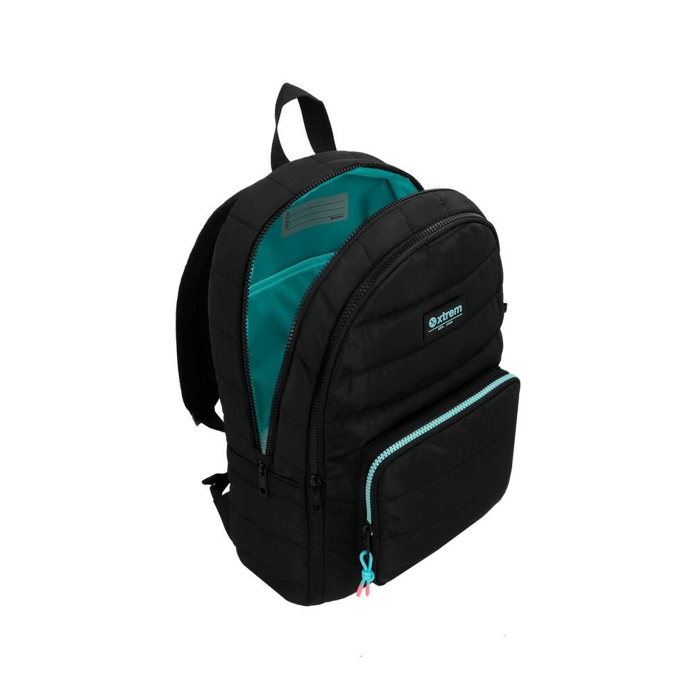 Mochila Notebook Xtrem Hamilton 6xt Negro/verde Agua 14" image number 4.0