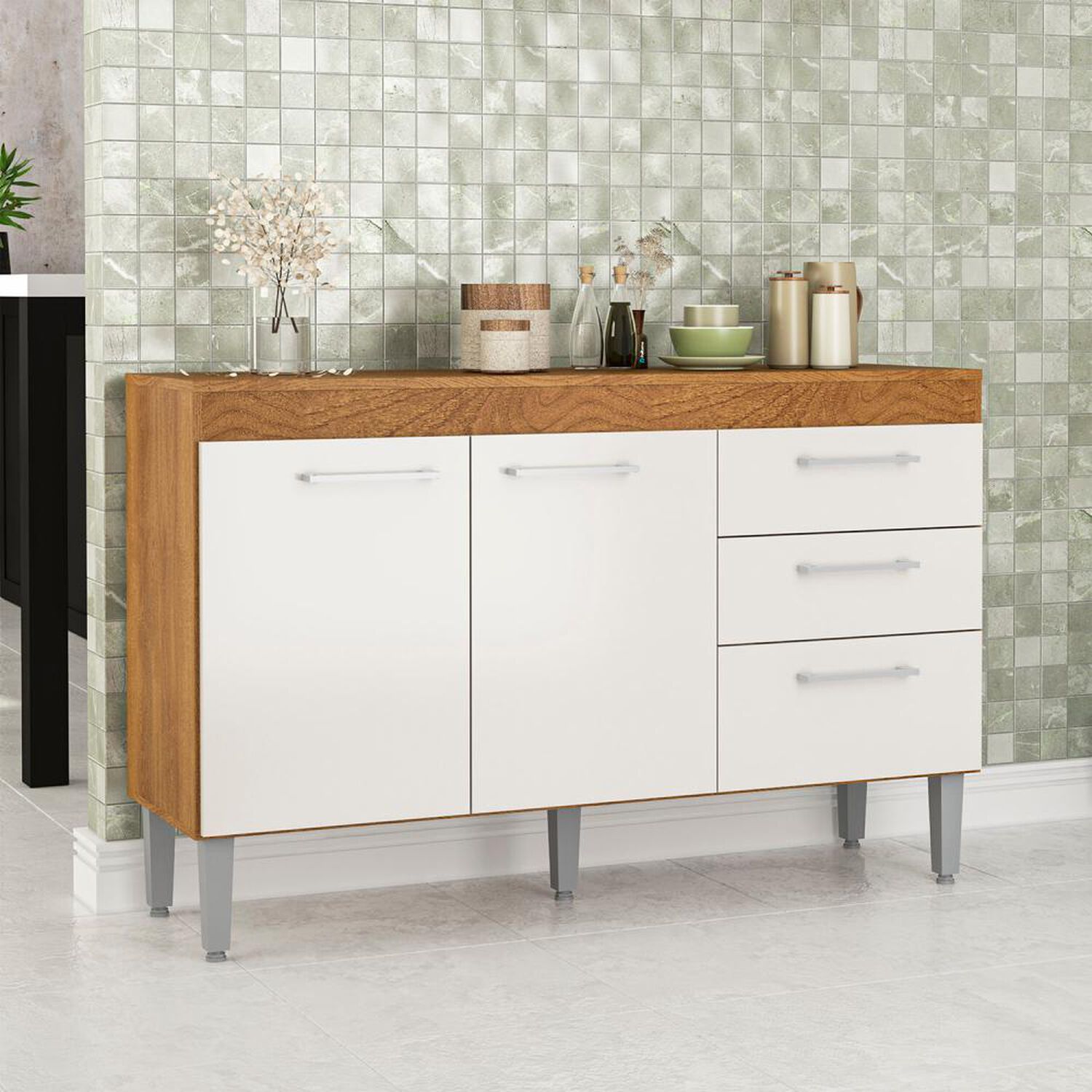 Mueble De Cocina Vekka Home Base / 3 Puertas / 2 Cajones image number 5.0