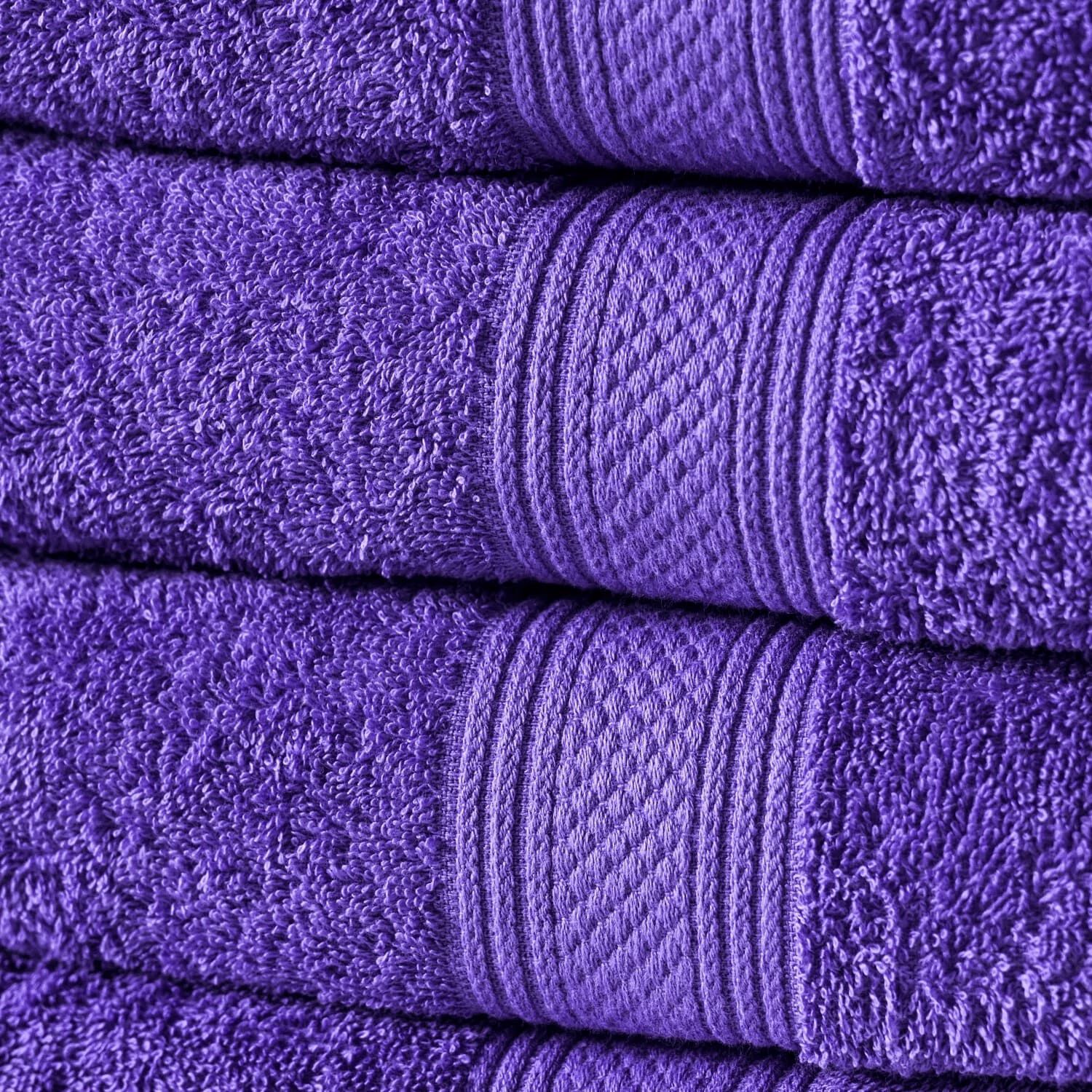 Toalla De Mano 100% Algod&oacute;n 450 Grs. 4580 Centimetros / Morado American Family image number 0.0