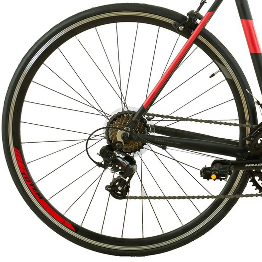Bicicleta De Ruta Totem Sinclair 700*54 Negro Rojo image number 4.0