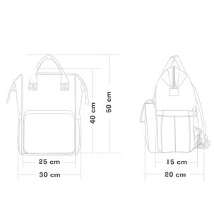 Multifuncional Mochila Maternal Disney Bolso Pañalera Bebe