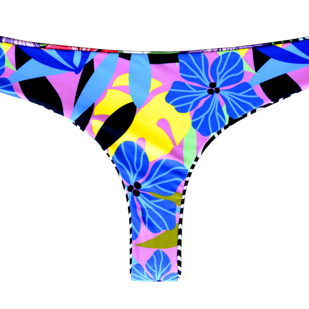 Bikini Calzón Colaless Reversible Estampado image number 1.0
