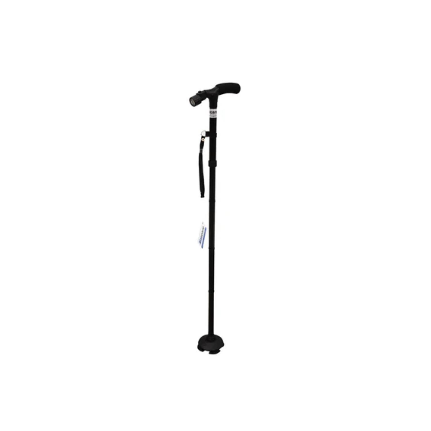 Baston Plegable Negro Con Luz image number 0.0