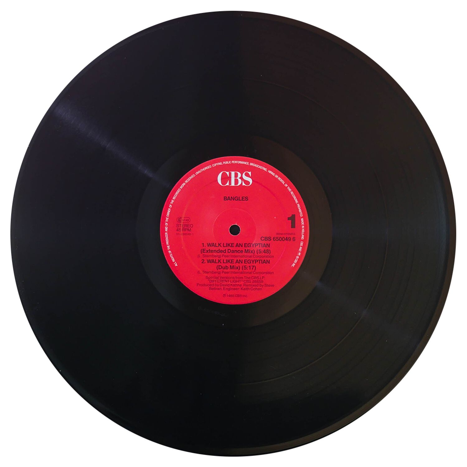 Bangles - Walk Like An Egyptian | 12" Maxi Single Usado image number 2.0