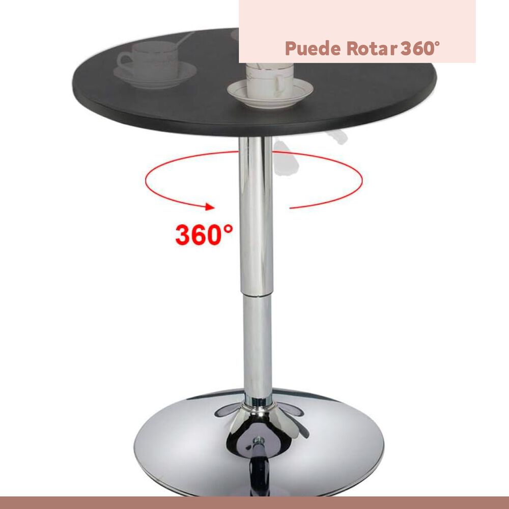 Mesa De Centro Alta Ajustable - Negra image number 15.0