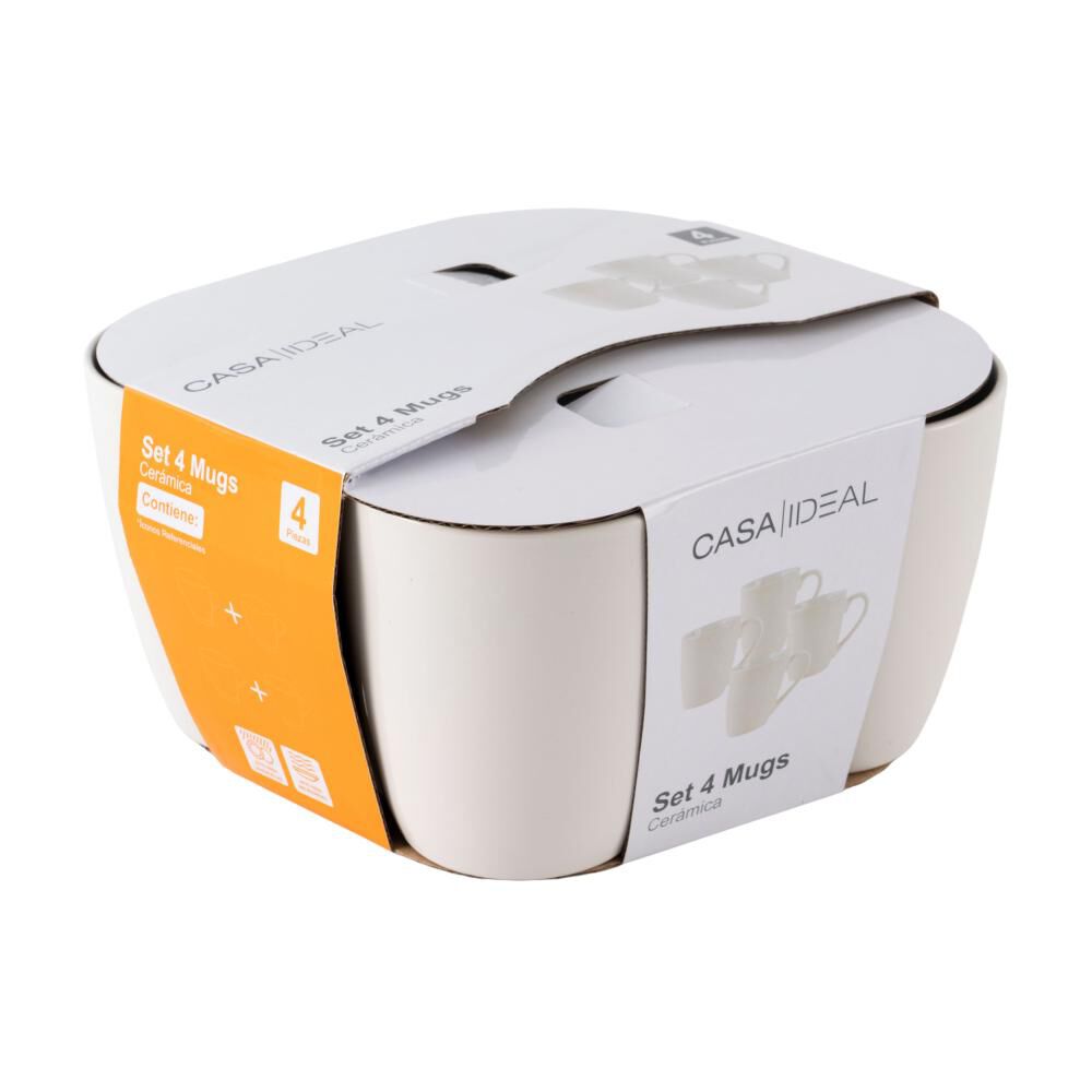 Juego De Tazas Casaideal Greige Mug / 4 Piezas / 4 Personas image number 3.0