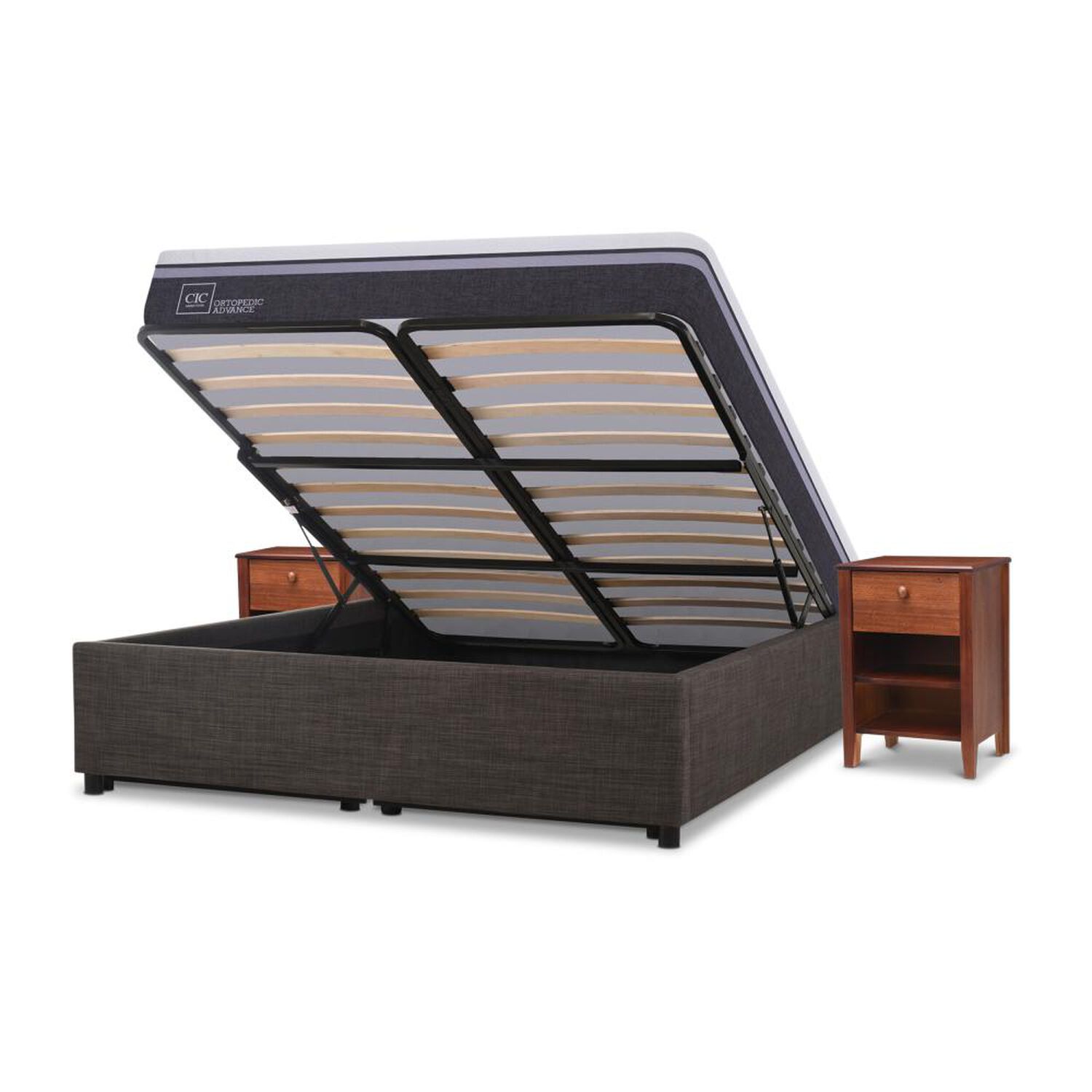 Cama Ba&uacute;l Cic Ortopedic Advance / 2 Plazas / Base Normal + Velador image number 6.0