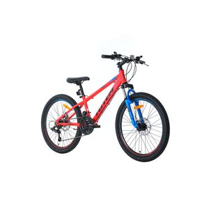 Bicicleta Totem Mtb Aro 24 Modelo Atlantis Color Rojo