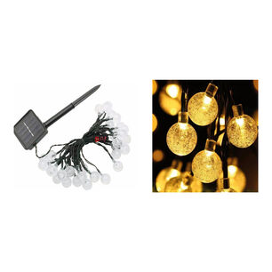 Guirnalda Solar Decoraci&oacute;n 20 Led 10mts - Ps