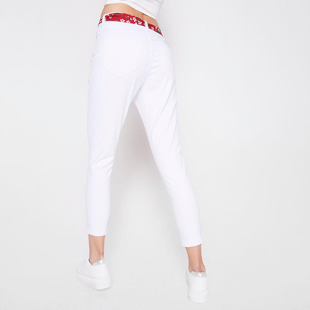 Jeans Mujer Tiro Alto Crop Freedom image number 2.0