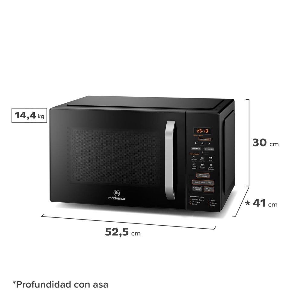 Microondas Digital Mm31fb 31 Litros Mademsa image number 1.0