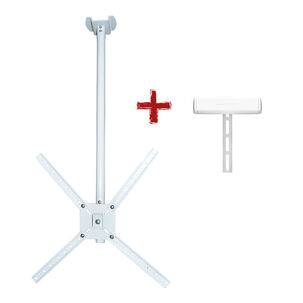 Soporte De Techo Para Tv 10" A 60" + Deco - Blanco Sbrp150b - Brasforma