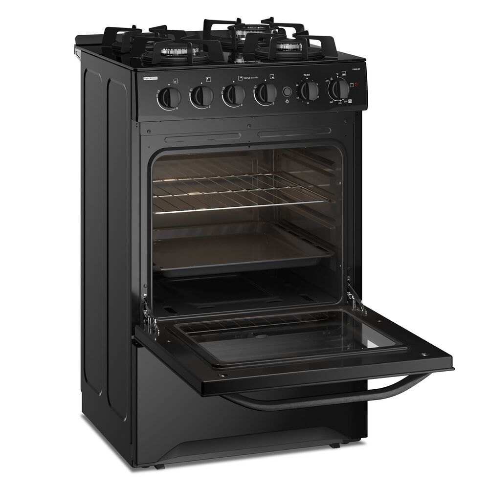 Cocina A Gas 4 Platos Fensa Cubierta Vidrio F 3000 Bt Negra image number 6.0