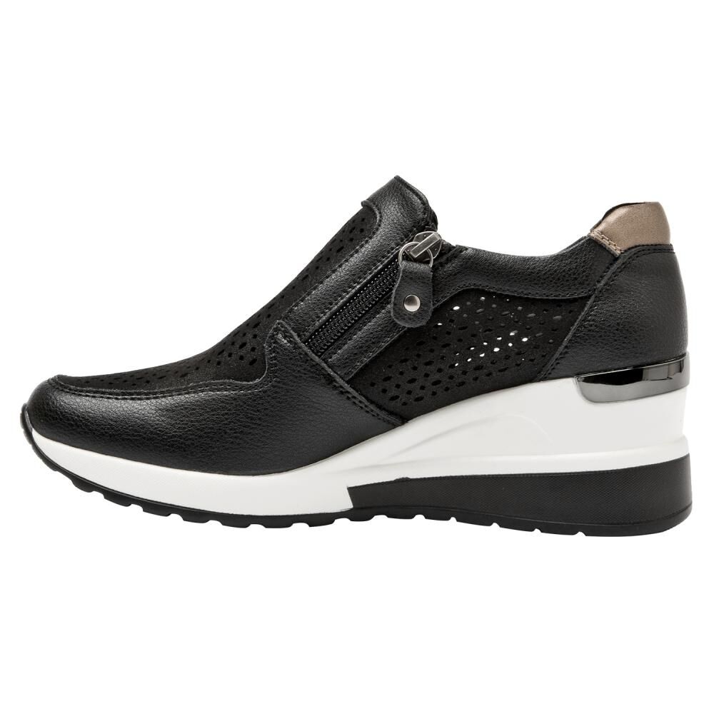 Zapatilla Urbana Mujer Bruno Rossi Negro image number 3.0